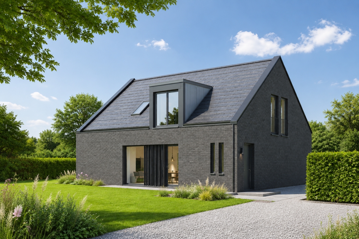 Bouwkundige uitwerking voor de nieuwbouw van 4 woningen